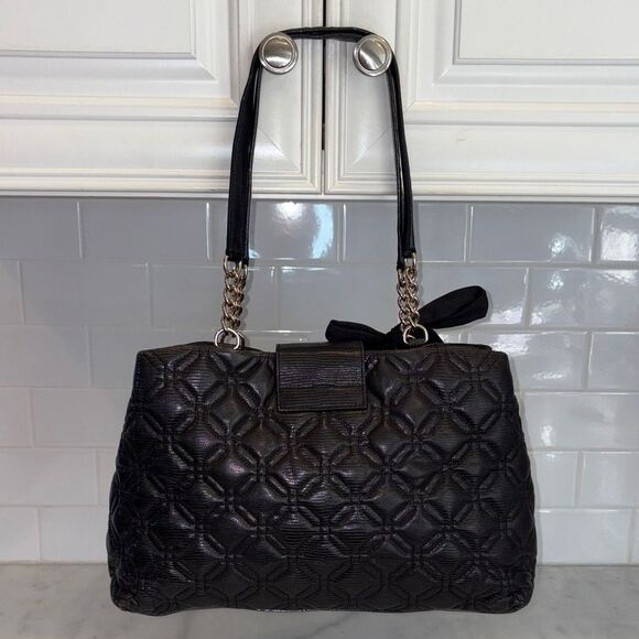 Kate Spade Bag Purse Handbag Leather Quilted Astor Satchel Shoulder Bag - Picture 4 of 16